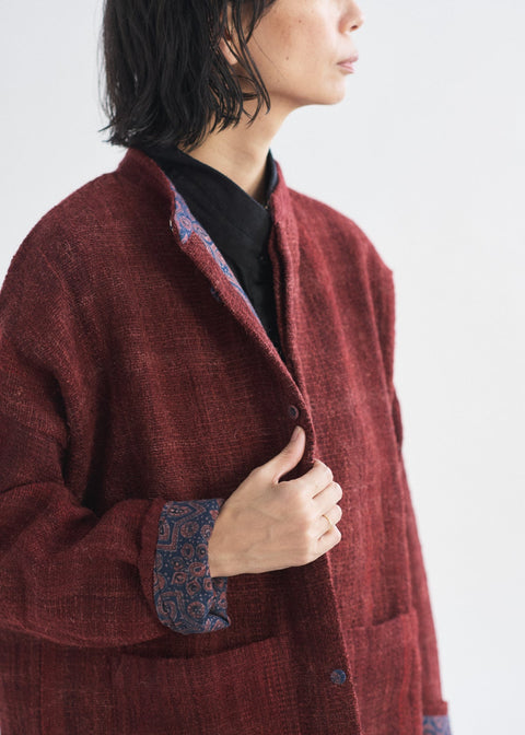 ローカルシープウール スタンドカラージャケット