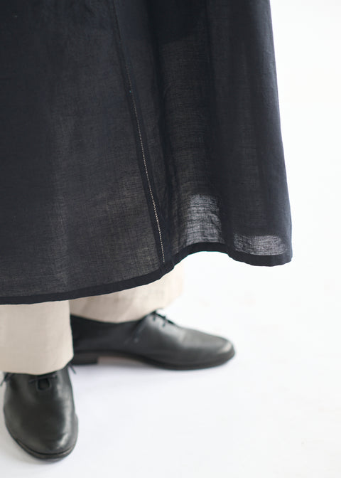 Long Vneck dress muslin D