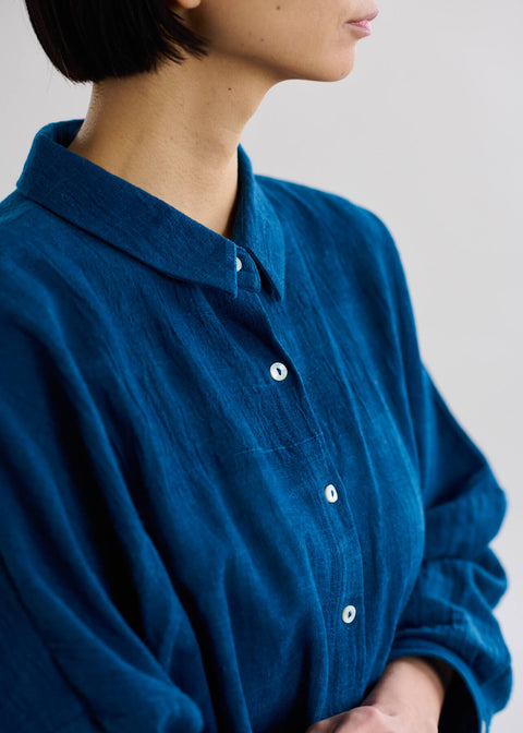 Kara Cotton Khadi Loose Blouse (2 colors)
