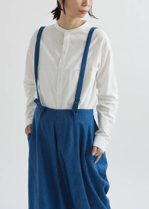 Denim Khadi Suspender Wide Pants (6 colors)