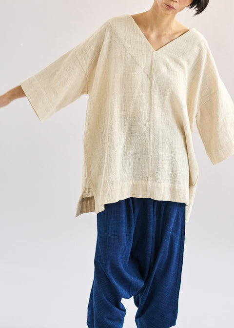 Handwoven Eri Silk Harem Pants (2 colors)