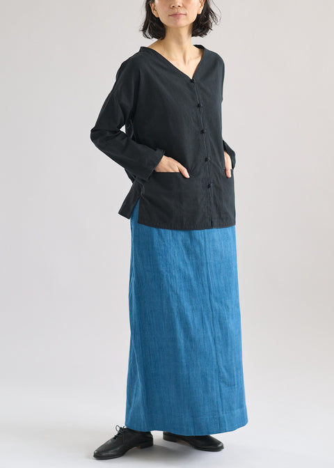THRIFT / Cotton Silk Kin Tops M size