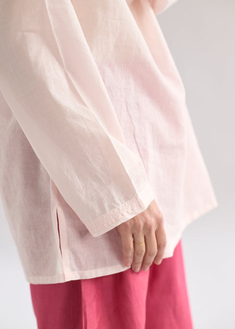 Fine Khadi Stand Collar Kurta Shirt