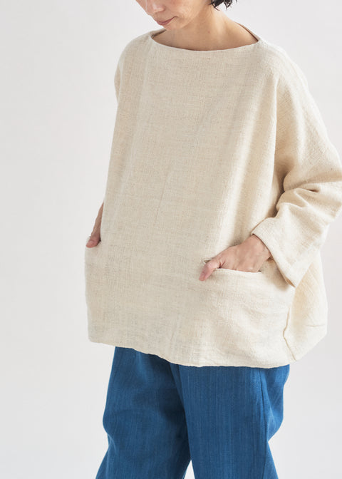 ペティチャルカカラコットン ジュヒトップス