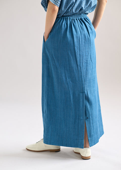 Denim Cadi Tight Skirt