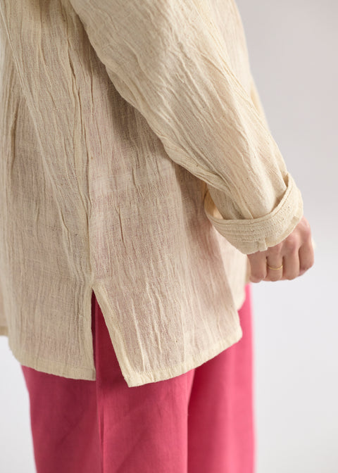 Kala Cotton standing collar Shirt
