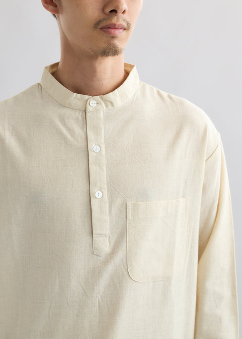 Karunganni Cotton Stand Collar Kurta Shirt