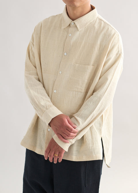 Ambar Charka Kala Cotton Long Sleeve Big Shirt