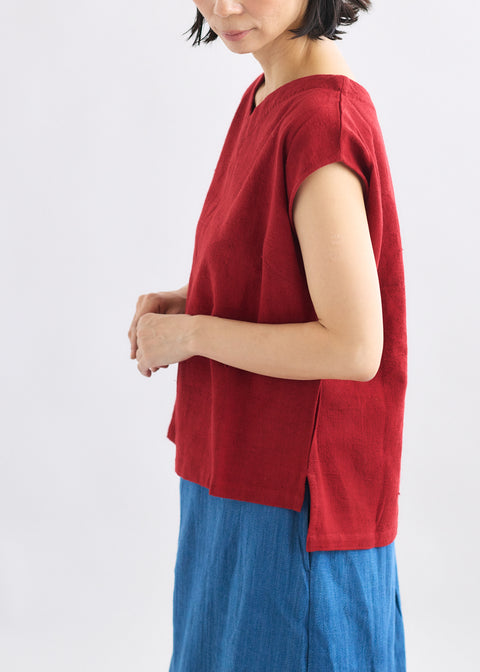 Kala Cotton Vneck Tops