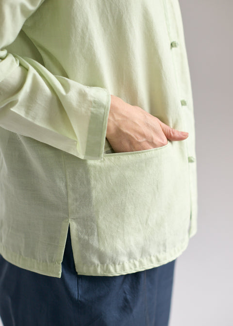 手織コットンシルク キントップス(全2色)