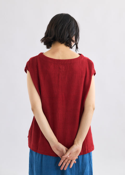 Kala Cotton Vneck Tops