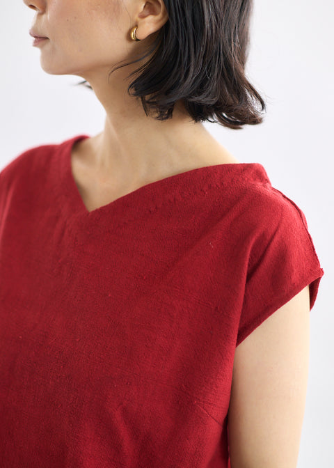 Kala Cotton Vneck Tops