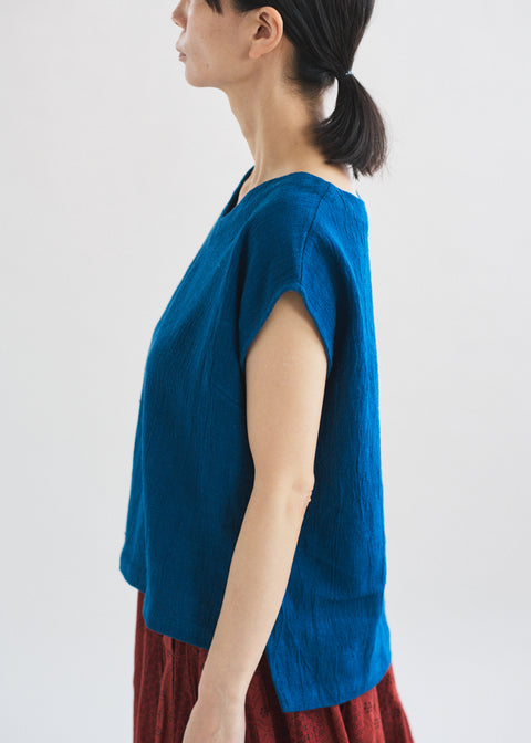 Kala Cotton Vneck Tops