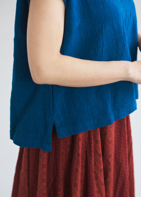 Kala Cotton Vneck Tops