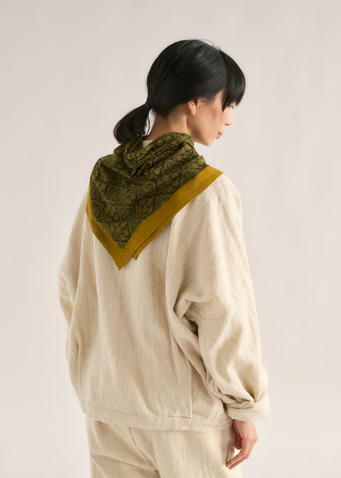 Ajrakh dyed Khadi Rumar