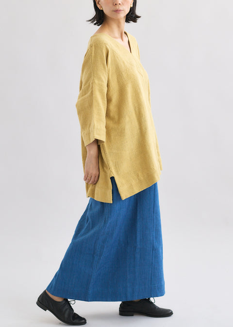 Petty charka Kala Cotton Khadi V-neck Over-the-Top (2 colors)