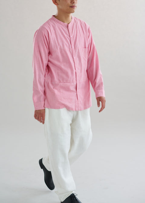 Comfortable Khadi Striped Shirt(2colors)