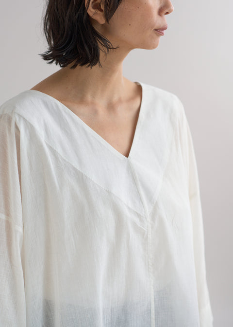 Muslin D V-neck Over-top