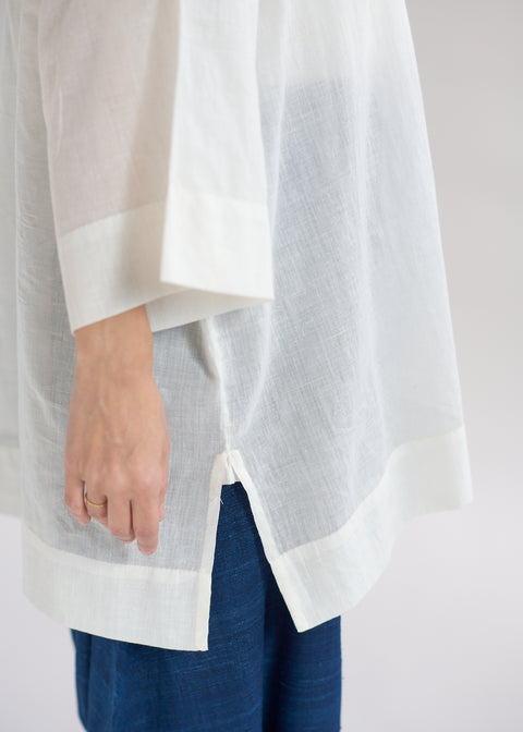 Muslin D V-neck Over-top