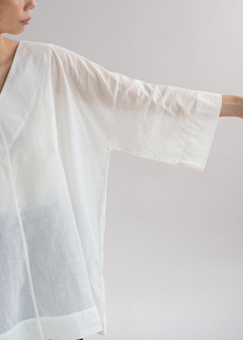 Muslin D V-neck Over-top