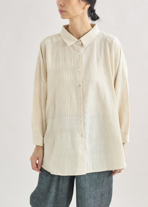 Kara Cotton Khadi Loose Blouse (2 colors)