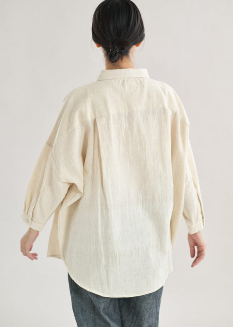Kara Cotton Khadi Loose Blouse (2 colors)