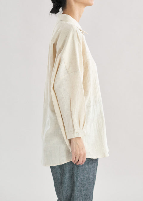 Kara Cotton Khadi Loose Blouse (2 colors)