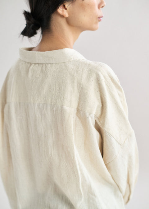 Kara Cotton Khadi Loose Blouse (2 colors)