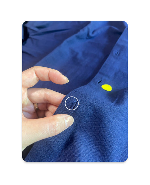 THRIFT / Mid Thick Khadi Long-sleeve Big Shirt