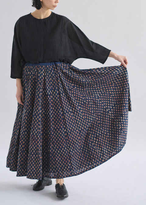 アジュラック染 ガーグラースカート(全3色)