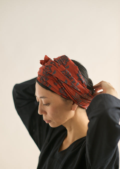 アジュラック染コットンストール古渡更紗(全6色)