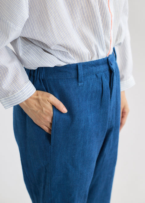 Denim Khadi Sada Pants