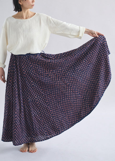 アジュラック染 ガーグラースカート(全3色)