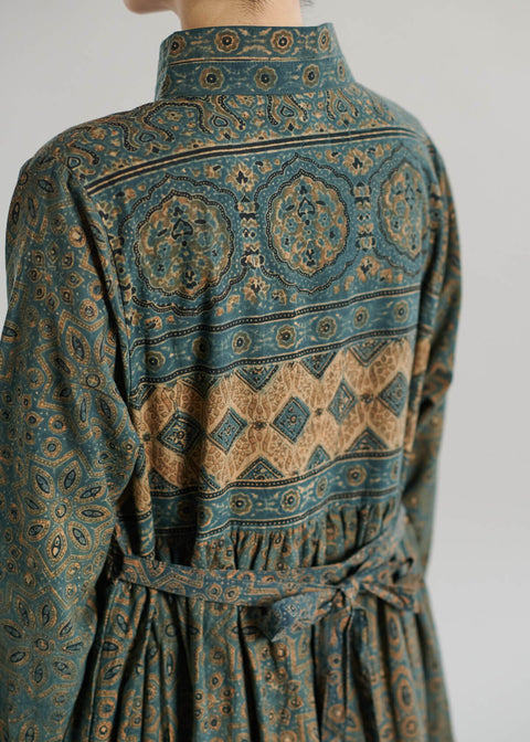 Ajrakh Dyed Soni Dress Athans (2 colors)