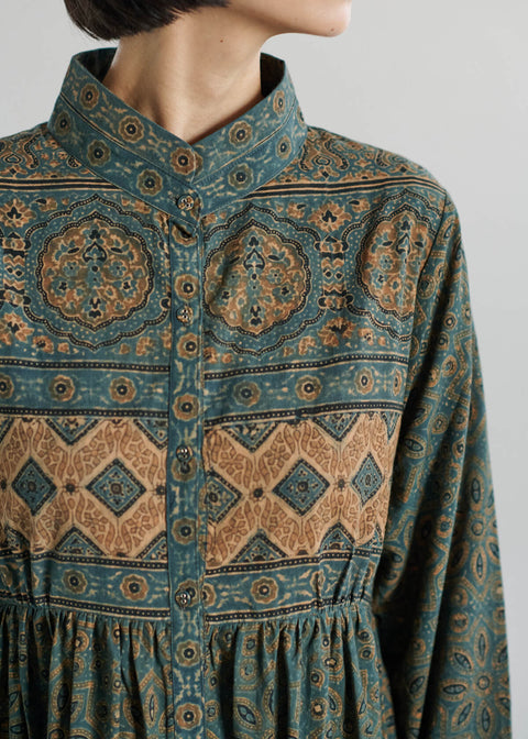 Ajrakh Dyed Soni Dress Athans (2 colors)