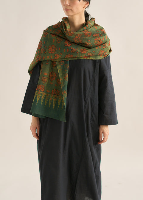 Ajrakh dyed cotton stole, Kowatarisarasa (6 colors)