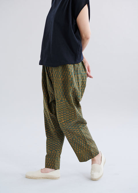 THRIFT / しっくりカディ 丸首トップス Black