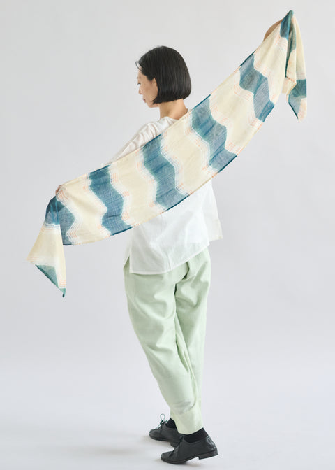 モデル身長159cm GreenBeige Madder