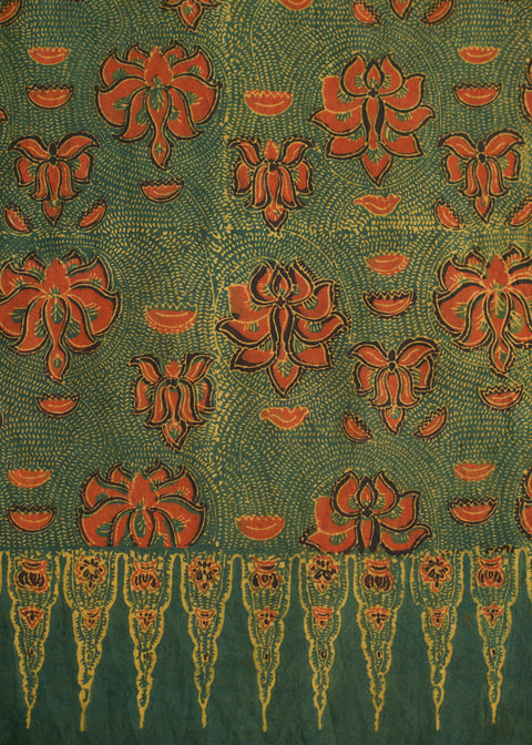 Ajrakh dyed cotton stole, Kowatarisarasa (6 colors)