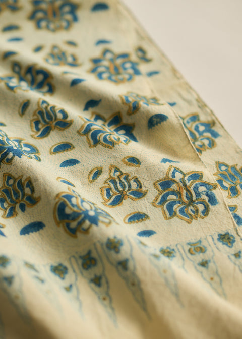 アジュラック染コットンストール古渡更紗(全6色)