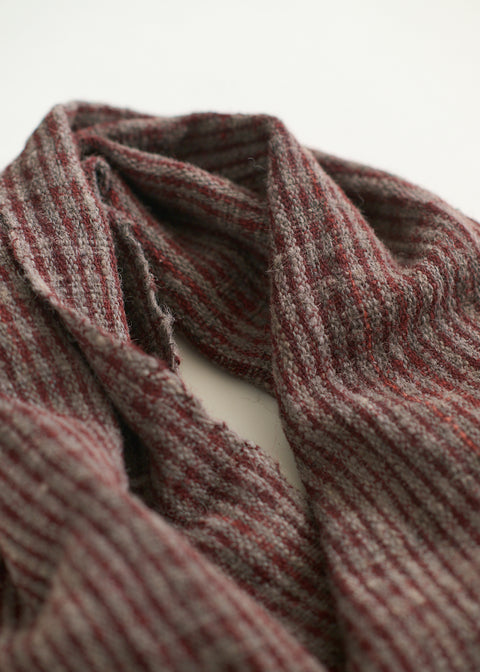 Naturally dyed Shamji local sheep wool stole