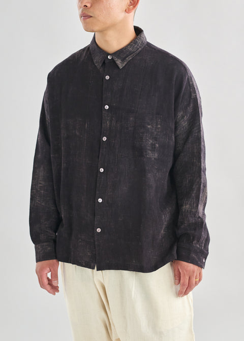Ambar Charka Kala Cotton Long Sleeve Big Shirt