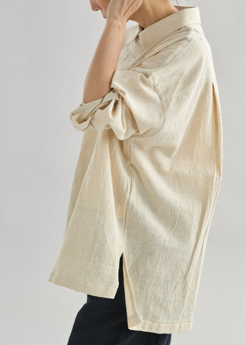 Ambar Charka Kala Cotton Long Sleeve Big Shirt