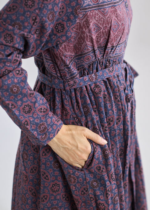 Ajrakh dyed Soni dress