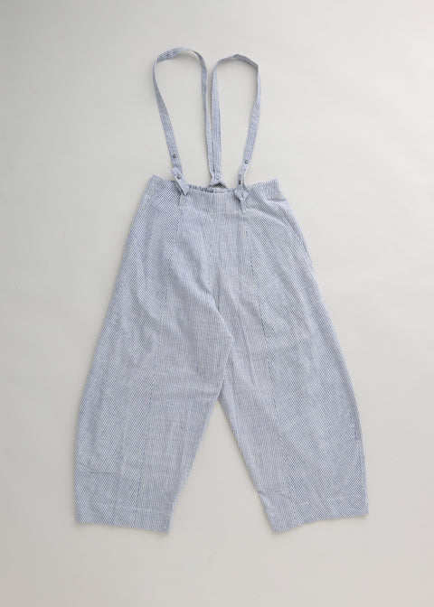 Denim Khadi Suspender Wide Pants (6 colors)