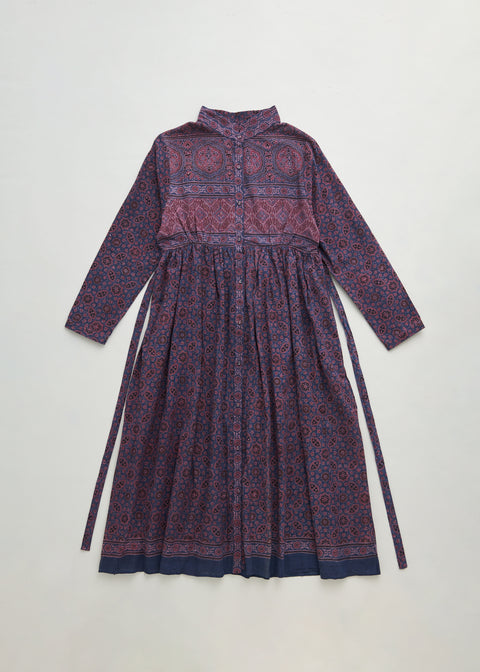 Ajrakh dyed Soni dress