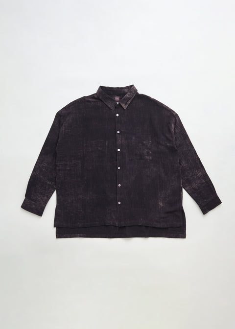 Ambar Charka Kala Cotton Long Sleeve Big Shirt