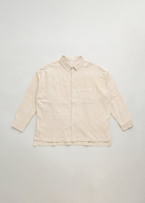 Ambar Charka Kala Cotton Long Sleeve Big Shirt