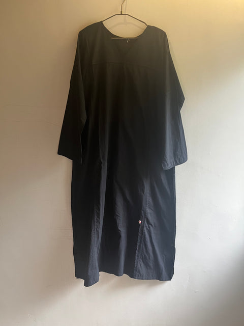 THRIFT / Muslin D Long V-Neck Dress L size