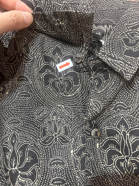 THRIFT / アジュラック染 古渡更紗 サマーシャツ Mサイズ